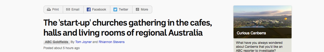 Church Planting: An Overnight Ten Year Success Story.