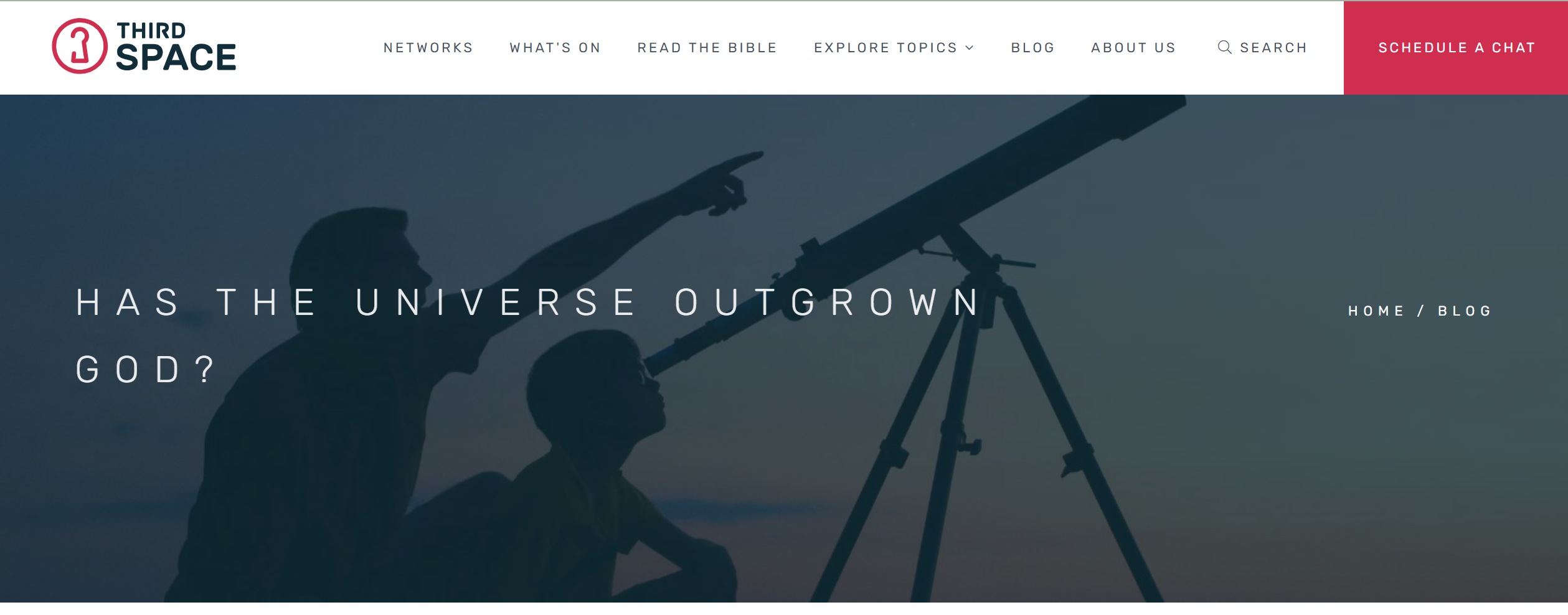 My 1000th Blog Post: Has the Universe Outgrown God?